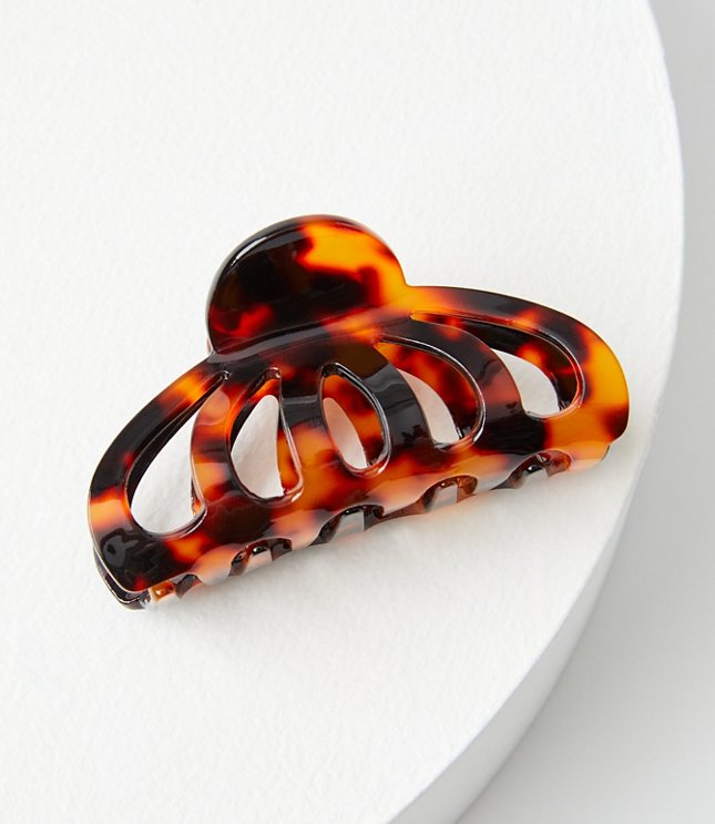 Tortoiseshell Print Claw Hair Clip