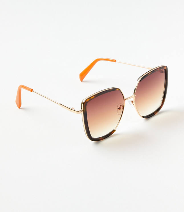 Oversized Metal Sunglasses