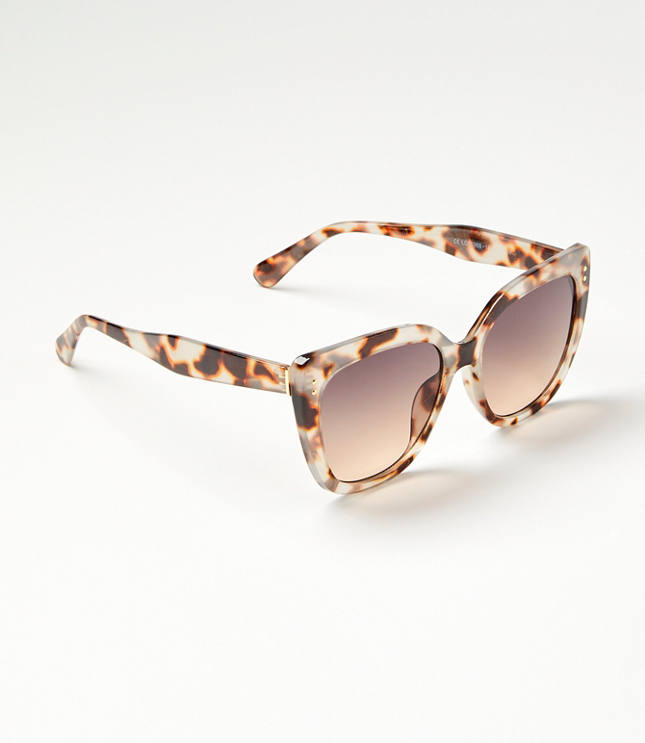 Tortoiseshell Print Cool Cateye Sunglasses