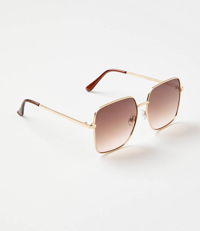 Metal Square Sunglasses