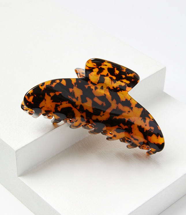 Tortoiseshell Print Hair Clip