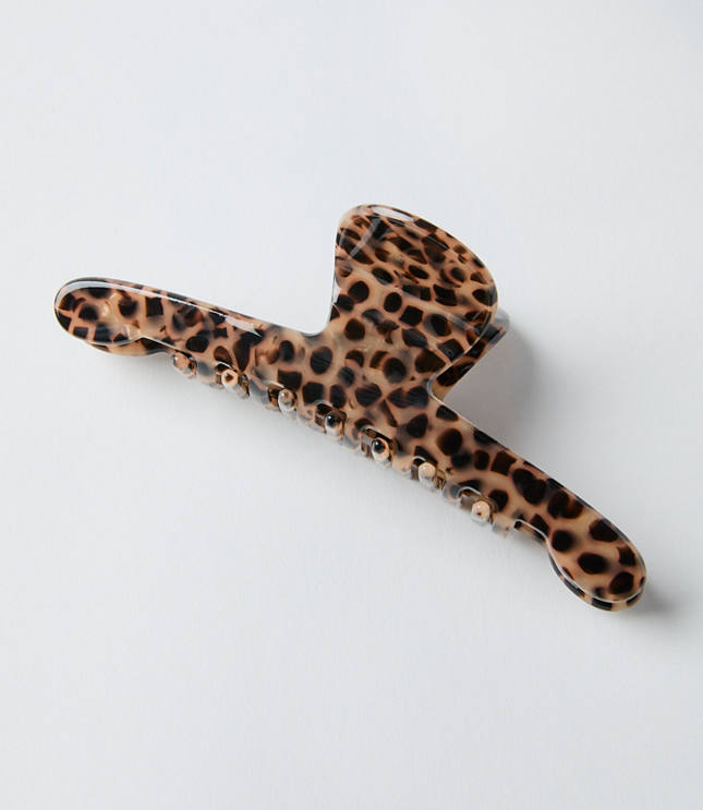 Tortoiseshell Print Claw Hair Clip