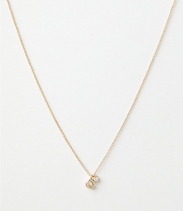 Delicate Initial Necklace image number null