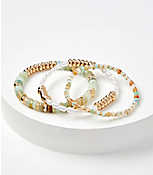 Pearlized Stretch Bracelet Set carousel Product Image 1