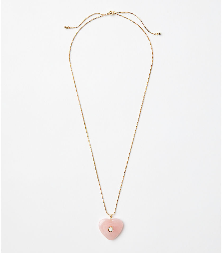 Sparkle Marbleized Heart Necklace