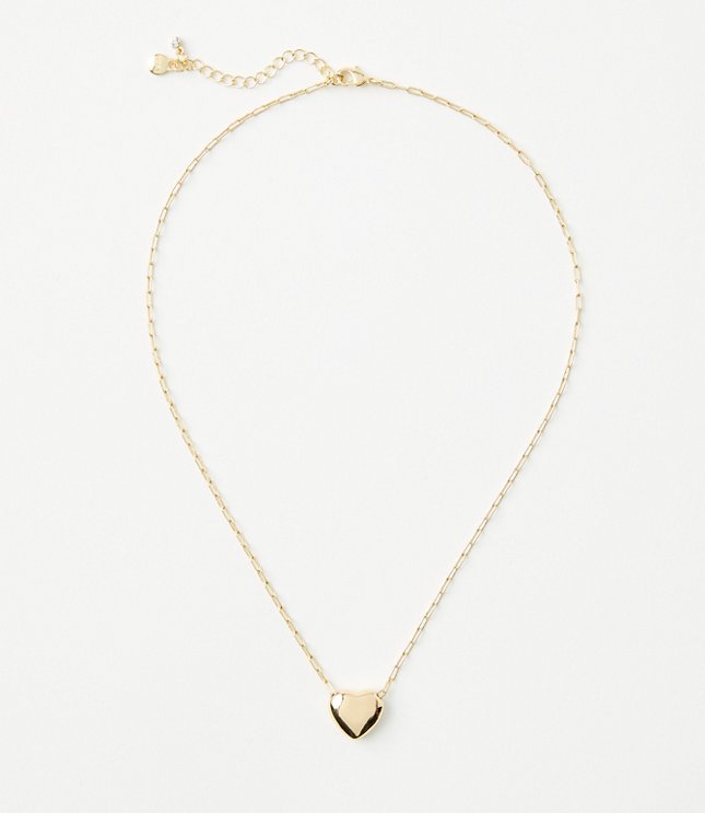 Enamel Heart Layered Necklace Set