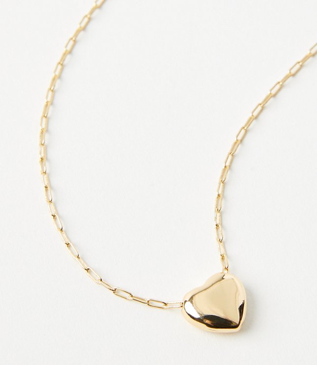 Enamel Heart Layered Necklace Set