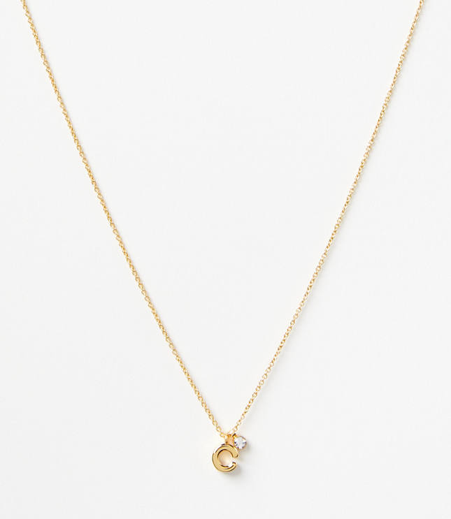 Demi Fine Delicate Initial Necklace