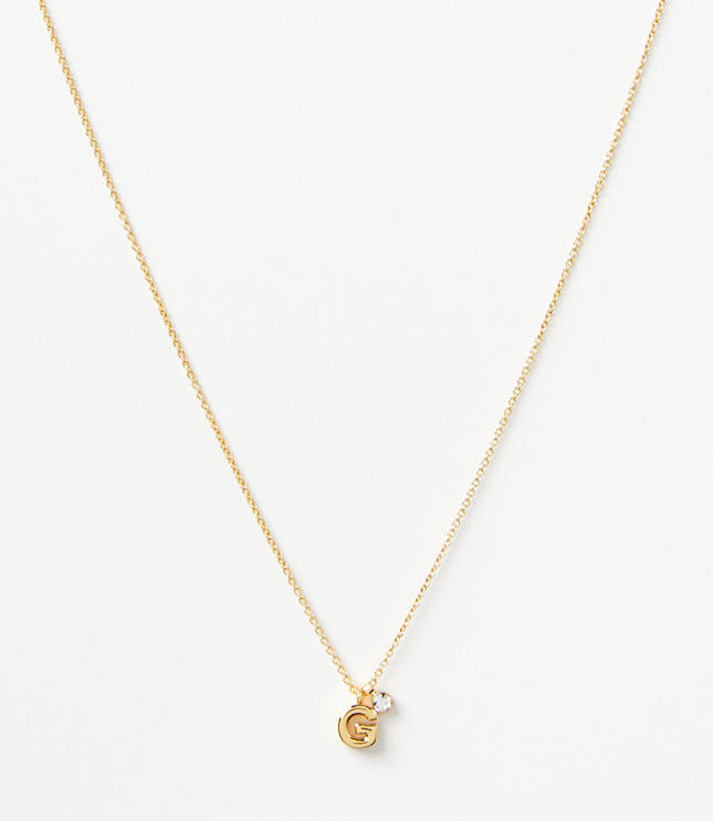 Demi Fine Delicate Initial Necklace