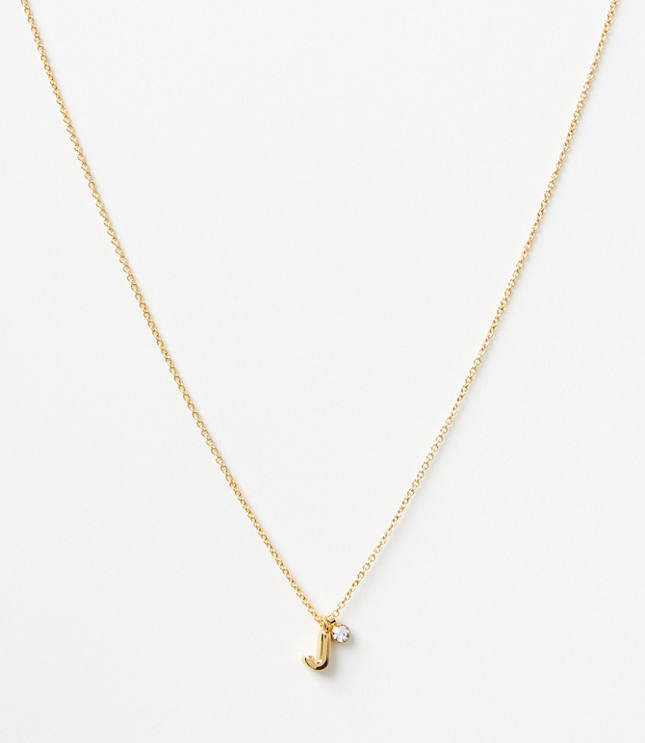 Loft initial necklace hot sale