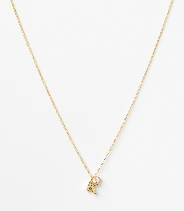 Demi Fine Delicate Initial Necklace