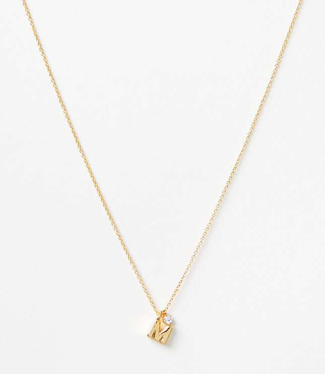 Demi Fine Delicate Initial Necklace