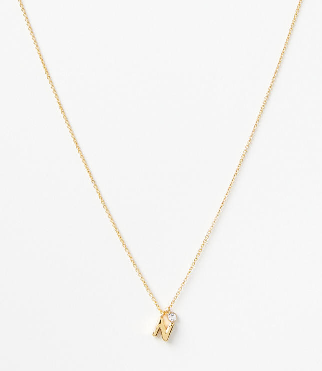 Demi Fine Delicate Initial Necklace