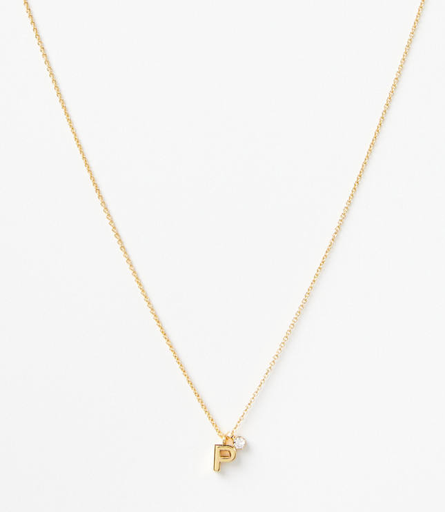 Demi Fine Delicate Initial Necklace