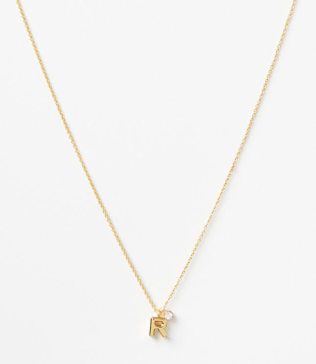 Demi Fine Delicate Initial Necklace