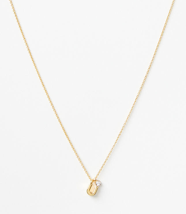 Demi Fine Delicate Initial Necklace