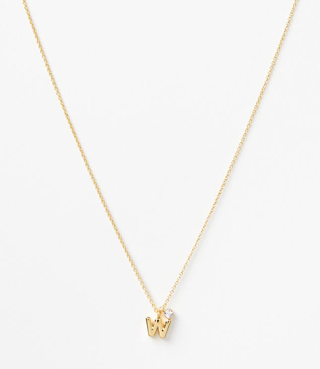 Loft initial necklace store