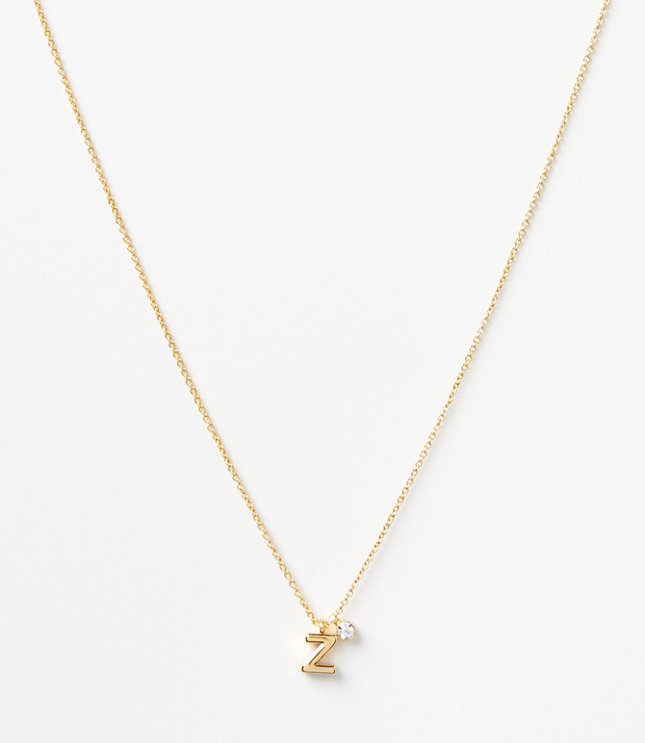 Demi Fine Delicate Initial Necklace