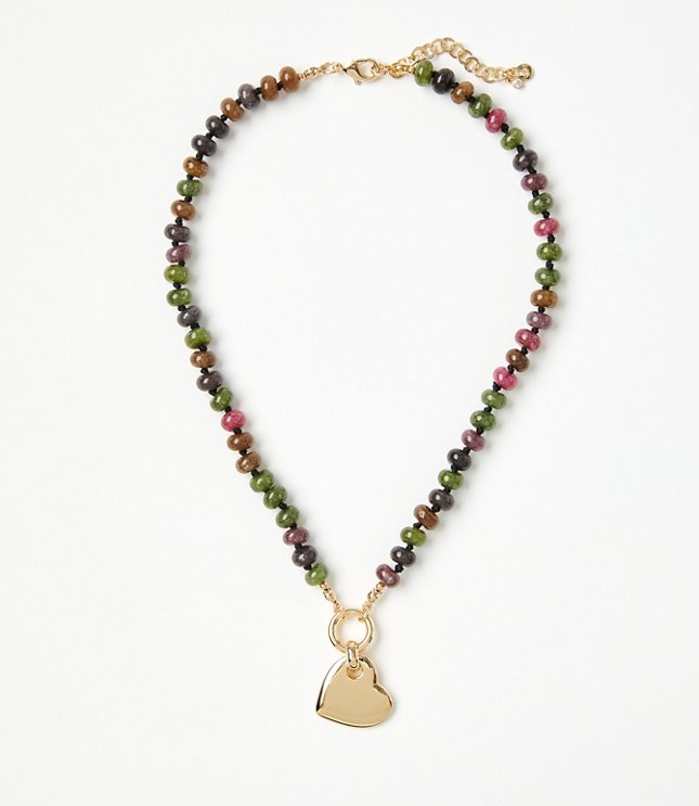 Charm Y Statement Necklace