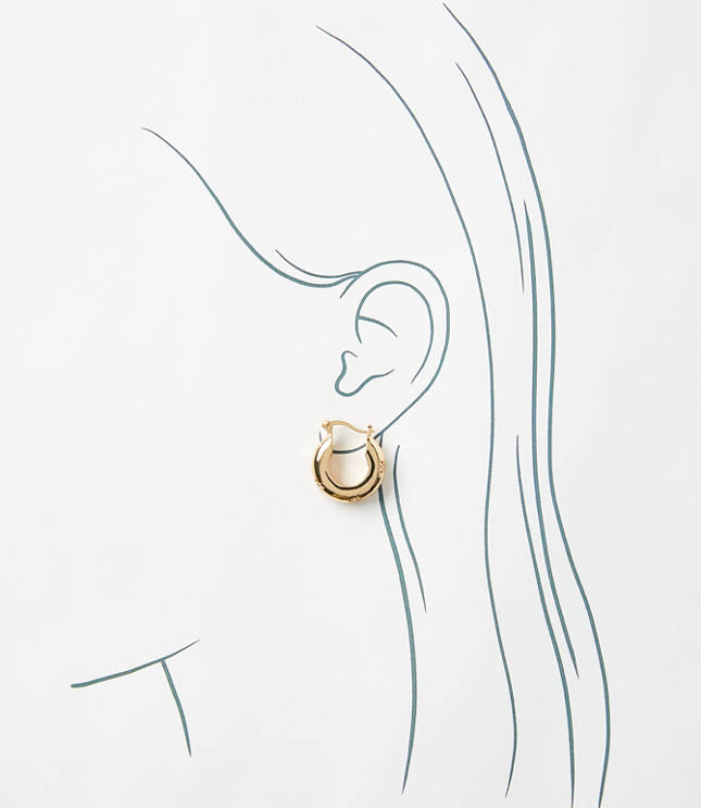 Star Hoop Earrings