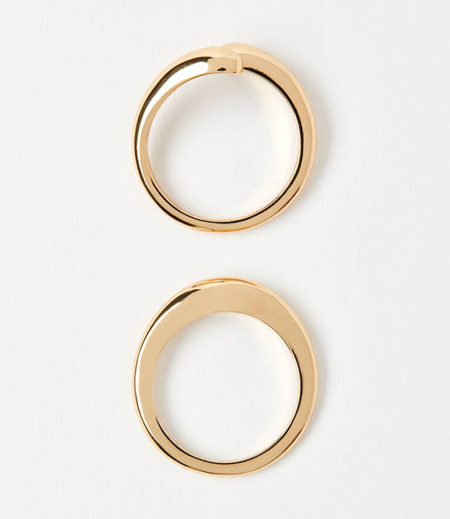 Modern Stackable Ring Set