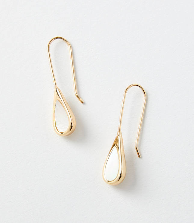 Mother Of Pearl Sailor Pull Through Earrings