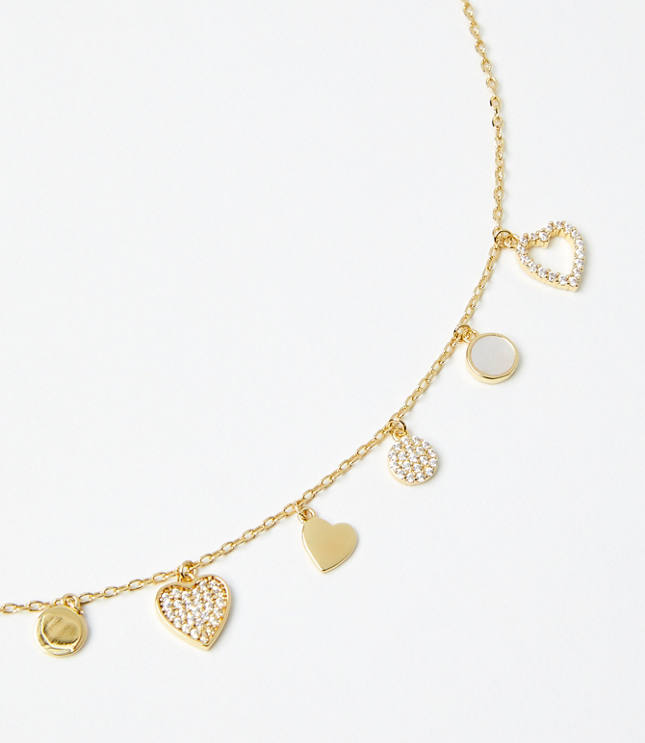 Delicate Heart Charm Necklace