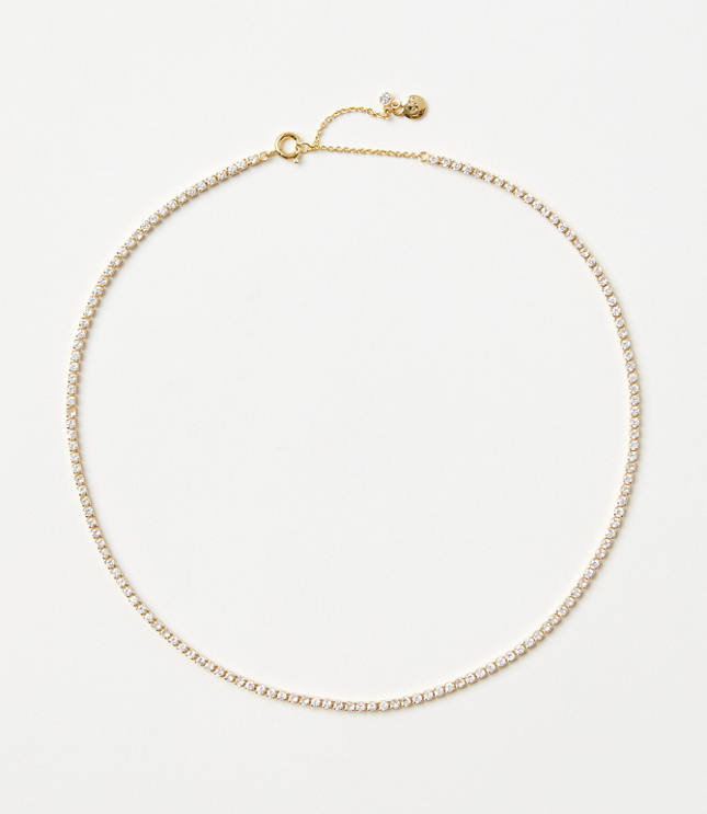 Delicate Tennis Necklace