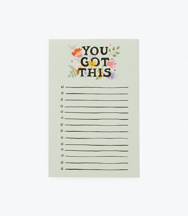 Rifle Paper Co. You Got This Checklist Notepad