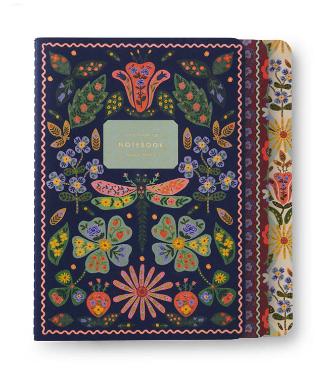 Rifle Paper Co. Assorted Set of 3 Posy Notebooks