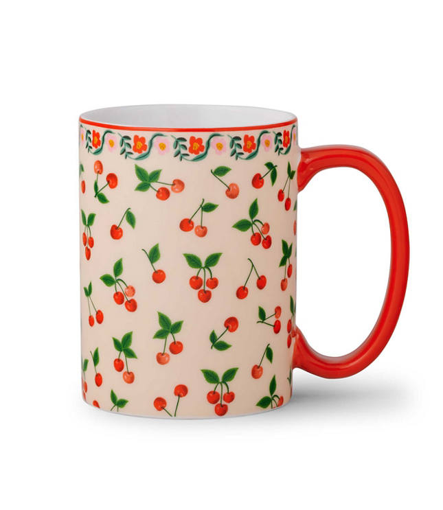 Rifle Paper Co. Cherries Porcelain Mug carousel Product Image 1