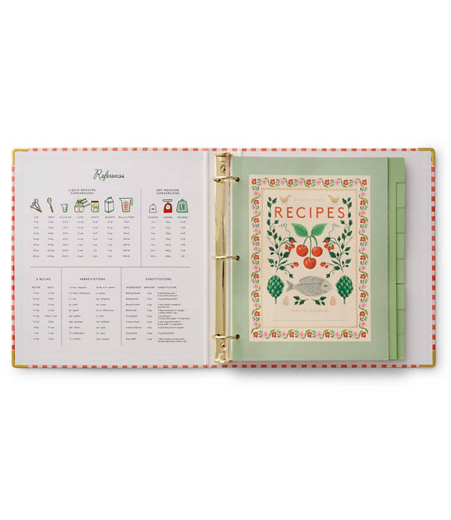 Rifle Paper Co. Cherry Farm Recipe Binder