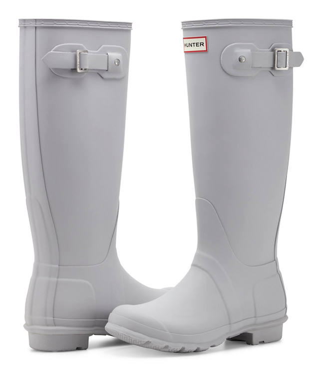 Hunter Original Tall Rain Boots - Light Grey