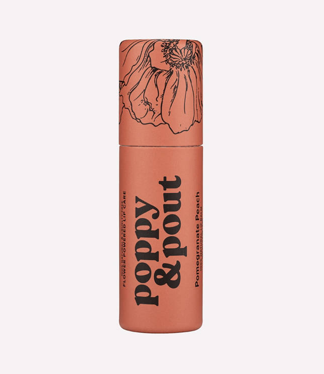 Poppy & Pout Pomegranate Peach Lip Balm