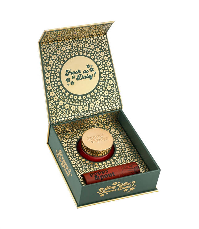 Poppy & Pout Cinnamint Lip Care Duo Gift Set