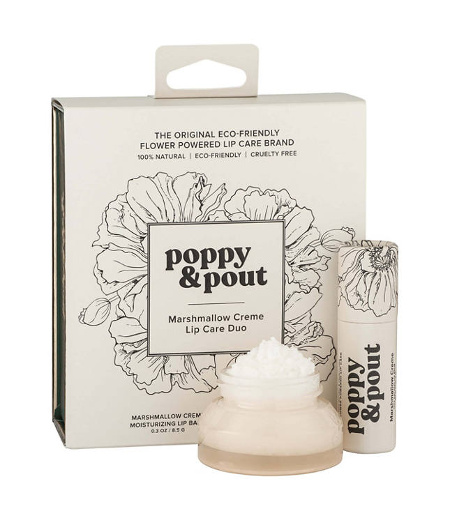 Poppy & Pout Marshmallow Creme Lip Care Duo Gift Set