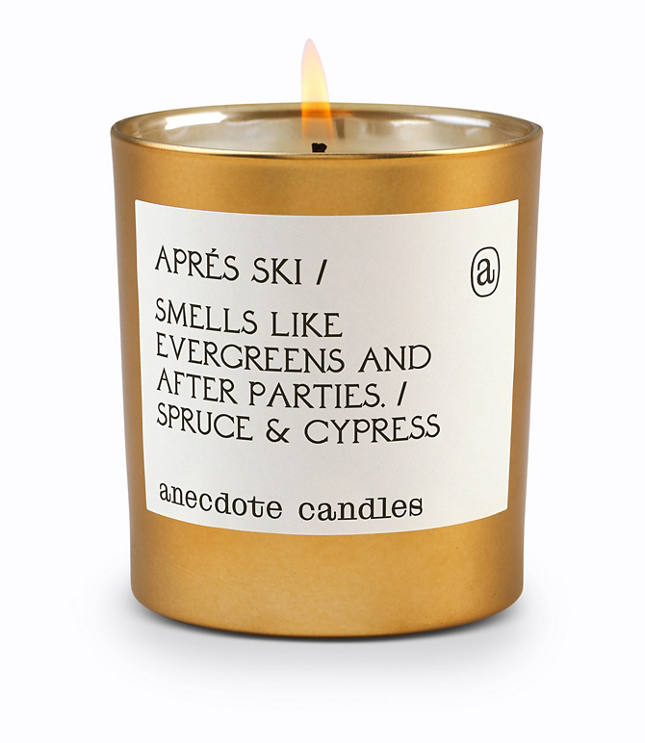 Anecdote Candles Aprés Ski Gold Tumbler Candle