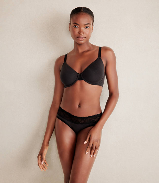 Haven Well Within Cotton Bikini with Lace Waist - Tap Shoe