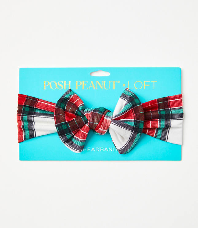 Posh Peanut Plaid Infant Headwrap