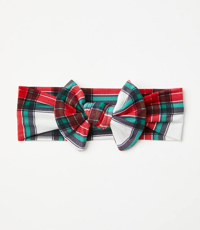 Posh Peanut Plaid Infant Headwrap