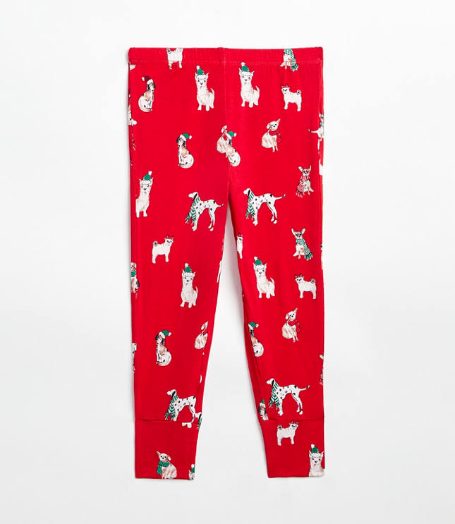 Posh Peanut Holiday Dog Long Sleeve Basic Pajama Set