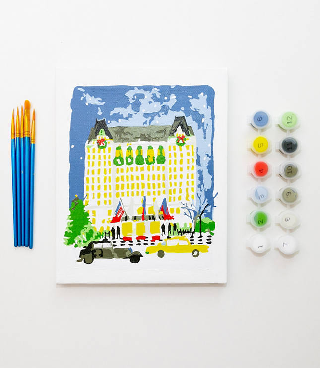 Paint Anywhere - Plaza Hotel Christmas