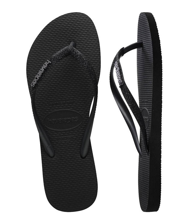 Havaianas Slim Glitter Flip Flops