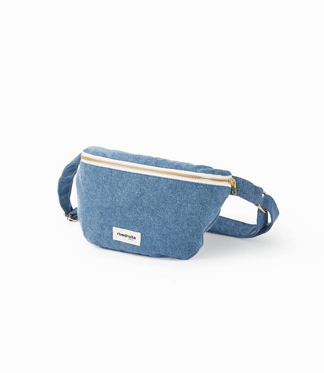 Rivedroite Custine Waist Bag Stonewash Denim