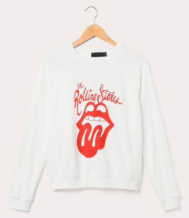 Junk Food Rolling Stones Fort Collins Colorado Fleece Tee