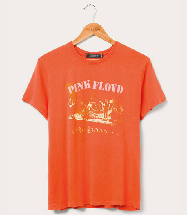 Junk Food Pink Floyd On Stage Vintage Tee