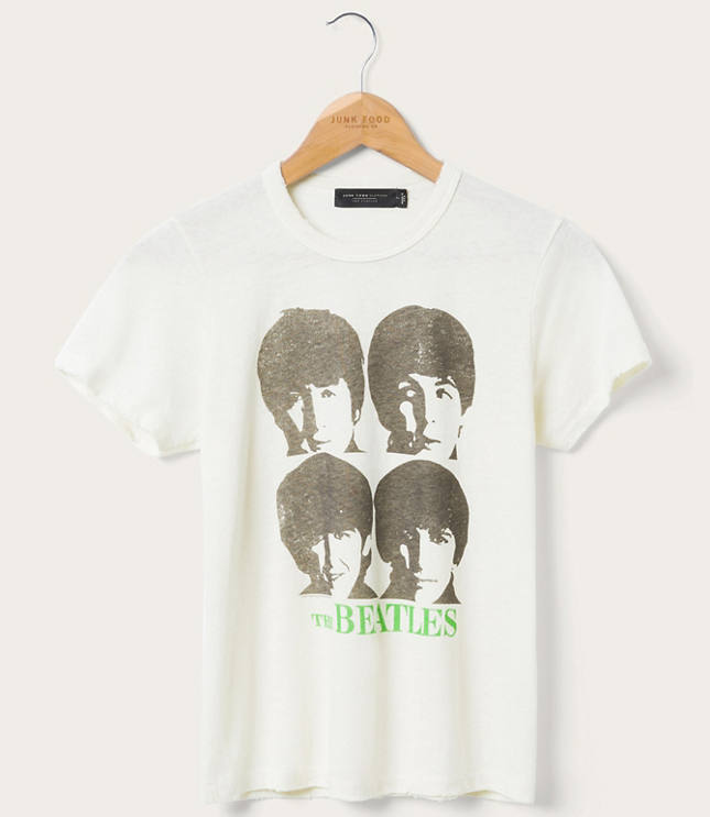 Junk Food The Beatles Four Portraits Original Tee