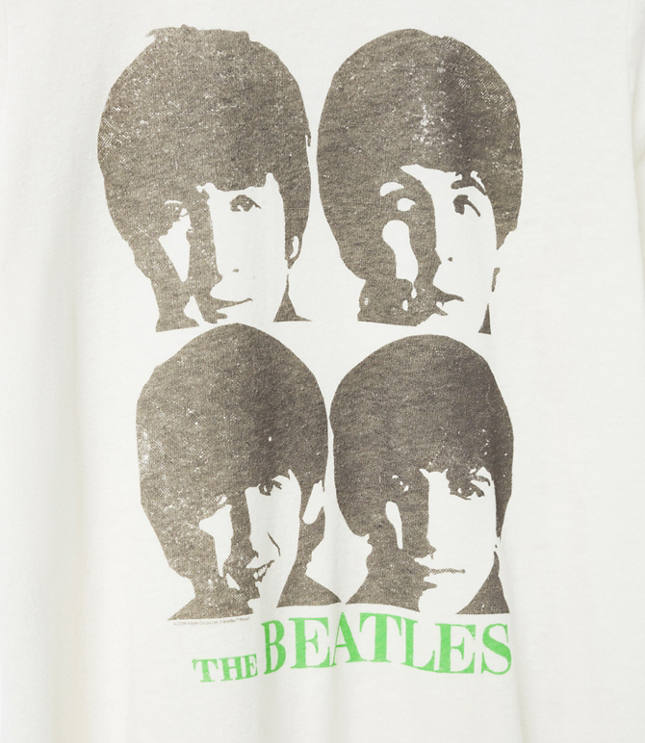 Junk Food The Beatles Four Portraits Original Tee