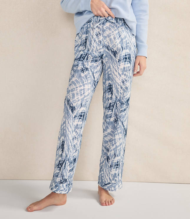 Haven Well Within Organic Cotton Poplin Tie Dye Sleep Pants