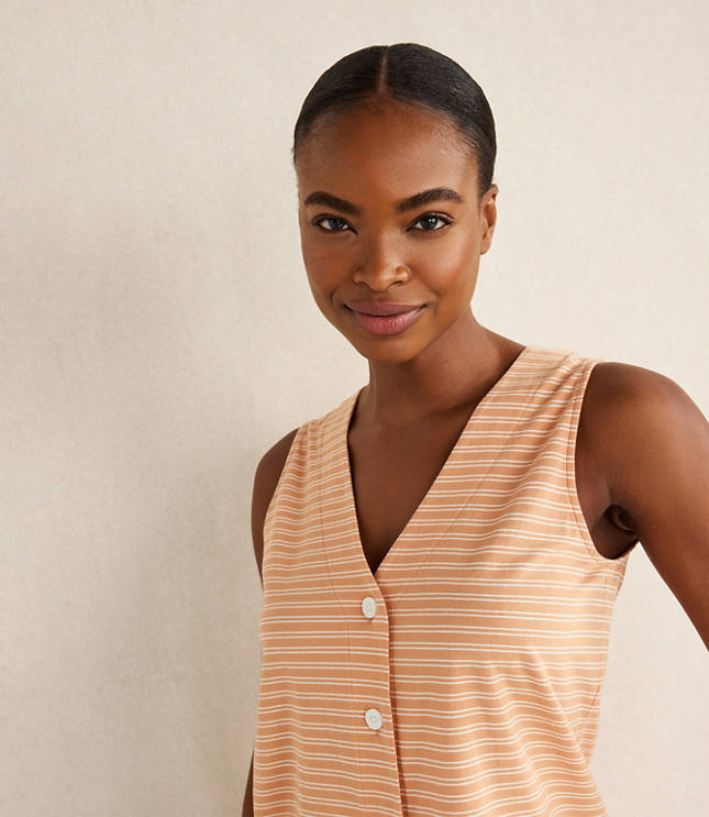 Haven Well Within Organic Cotton Jersey Striped Sleep Tank